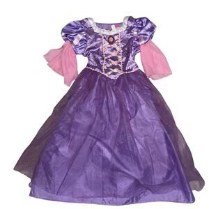Disney Princess Rapunzel Tangled Deluxe Girls 3T / 4T Dress up Costume Halloween